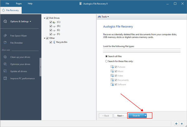 Auslogics File Recovery