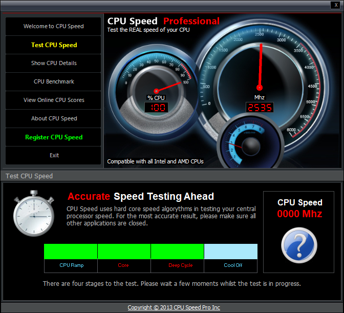 CPU Speed Professional(CPU测试软件)