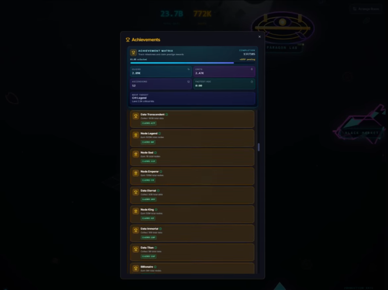 《DataFall》demo