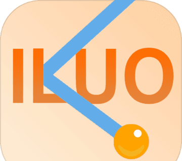 ILUO：一球到底logo图