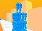 人群塔3D图标