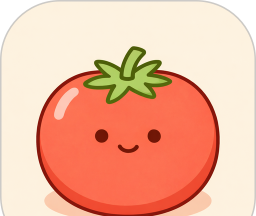极简番茄logo图