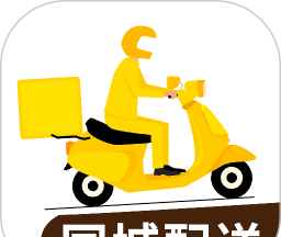 外卖骑手众包配送logo图