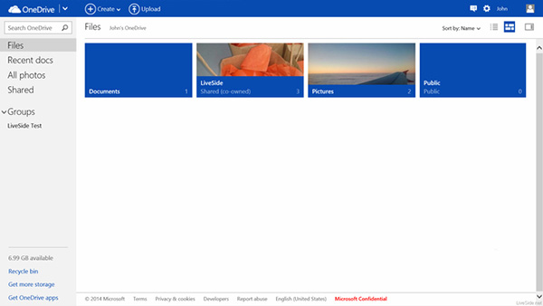 OneDrive云储存截图