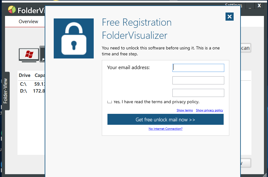 FolderVisualizer(硬盘空间分析工具)截图