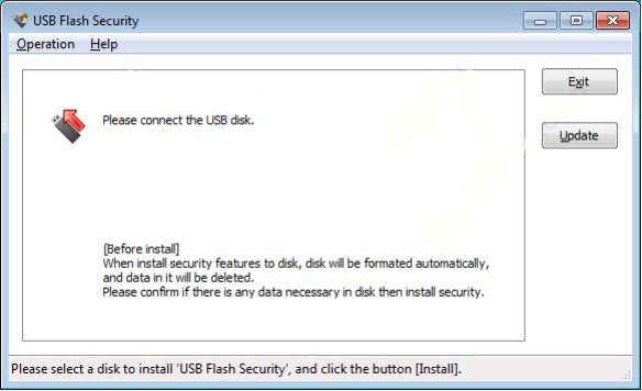 USB Flash Security(u盘加密工具)截图