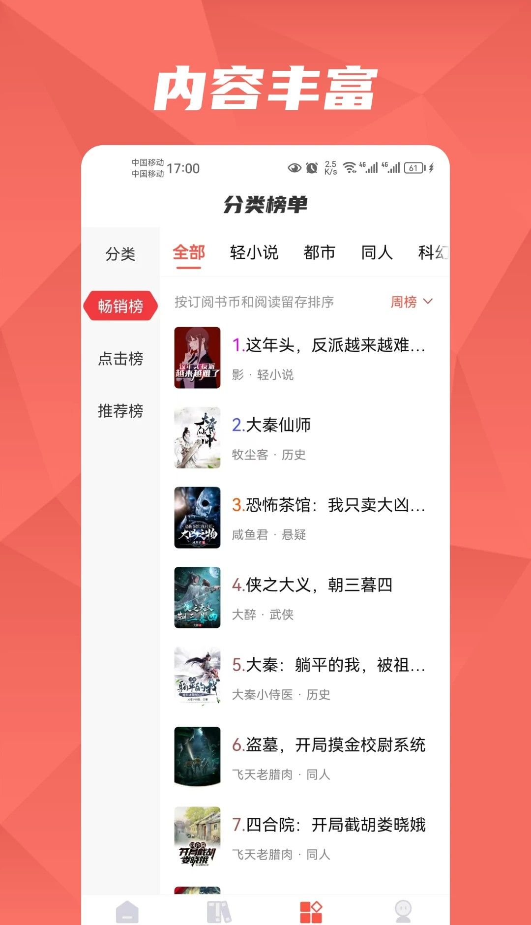 热文小说