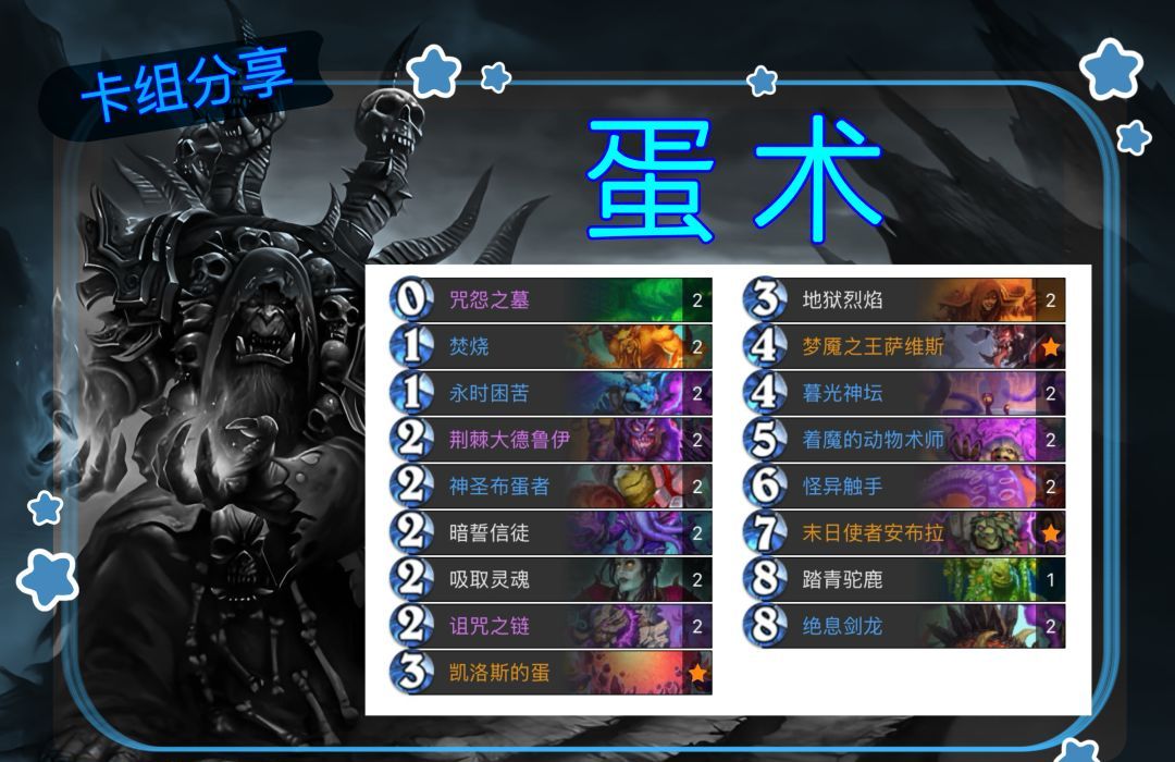 炉石传说全职业卡组攻略