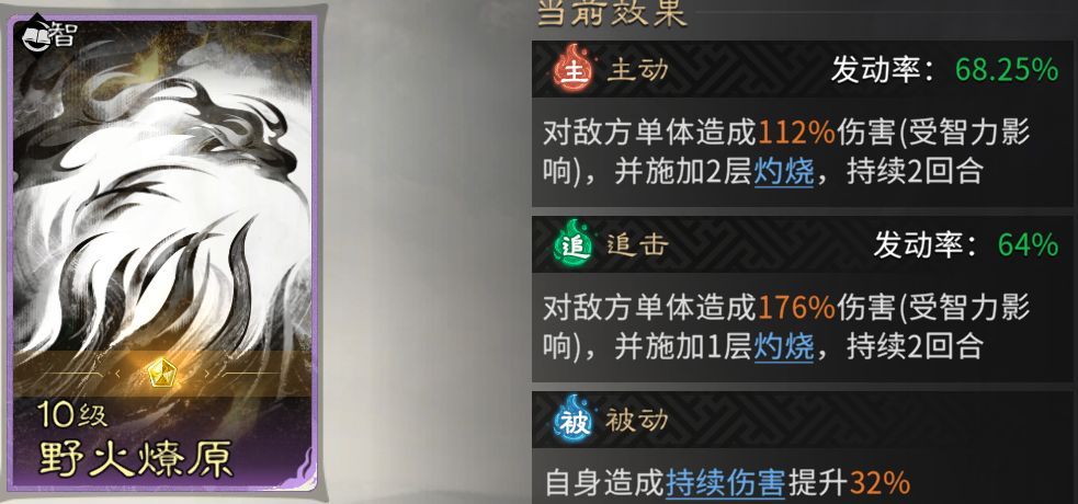 《三国：天下归心》追击灼烧队阵容推荐