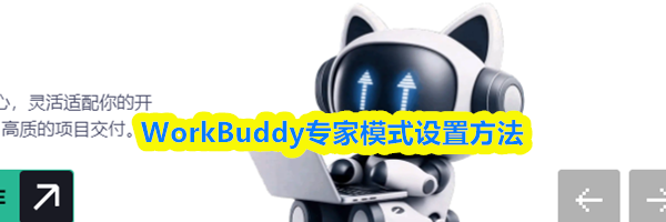 WorkBuddy专家模式设置方法
