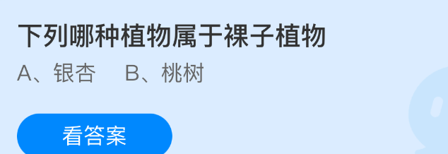 下列哪种植物属于裸子植物