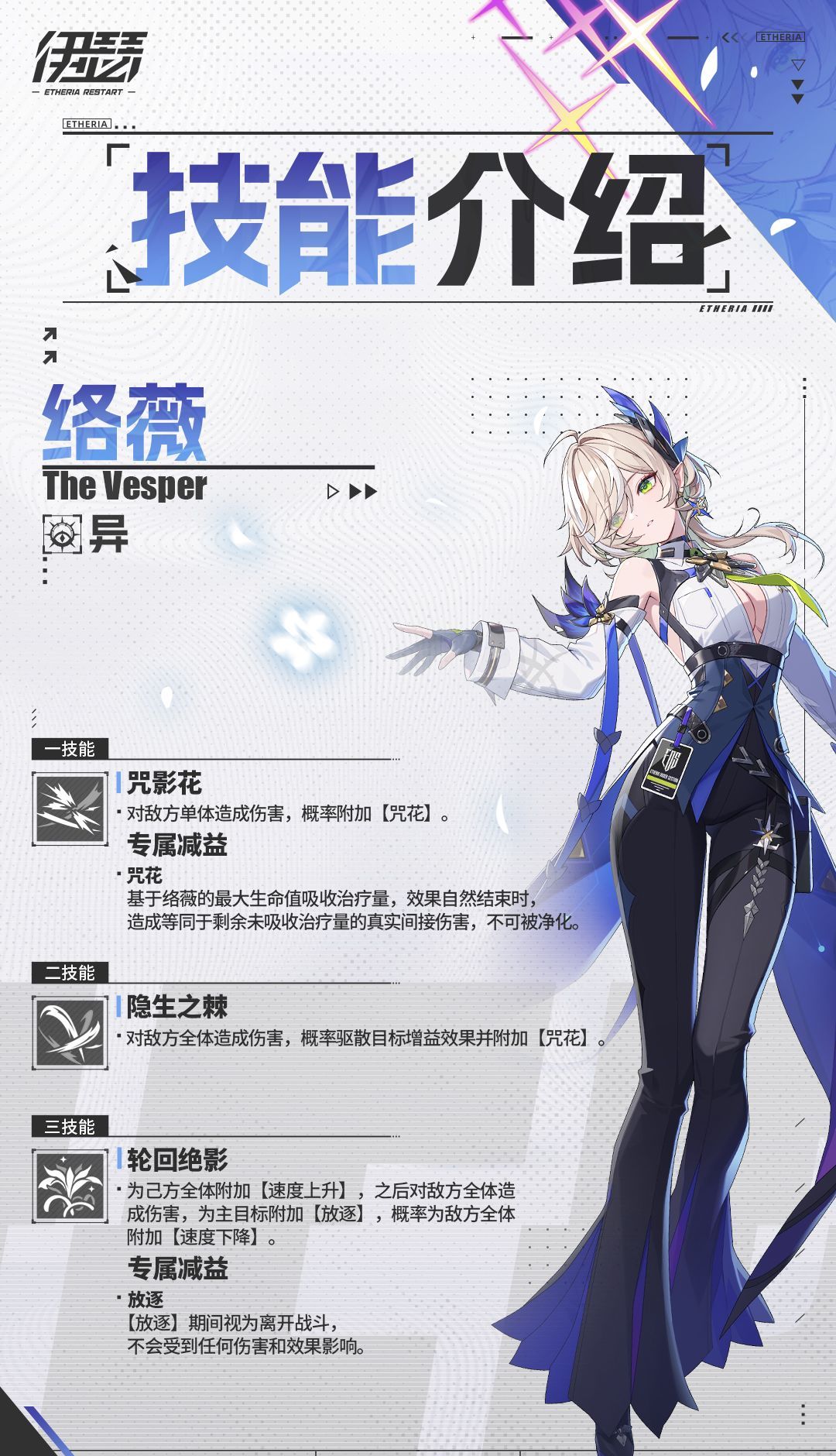 伊瑟幽隐枝·络薇技能介绍