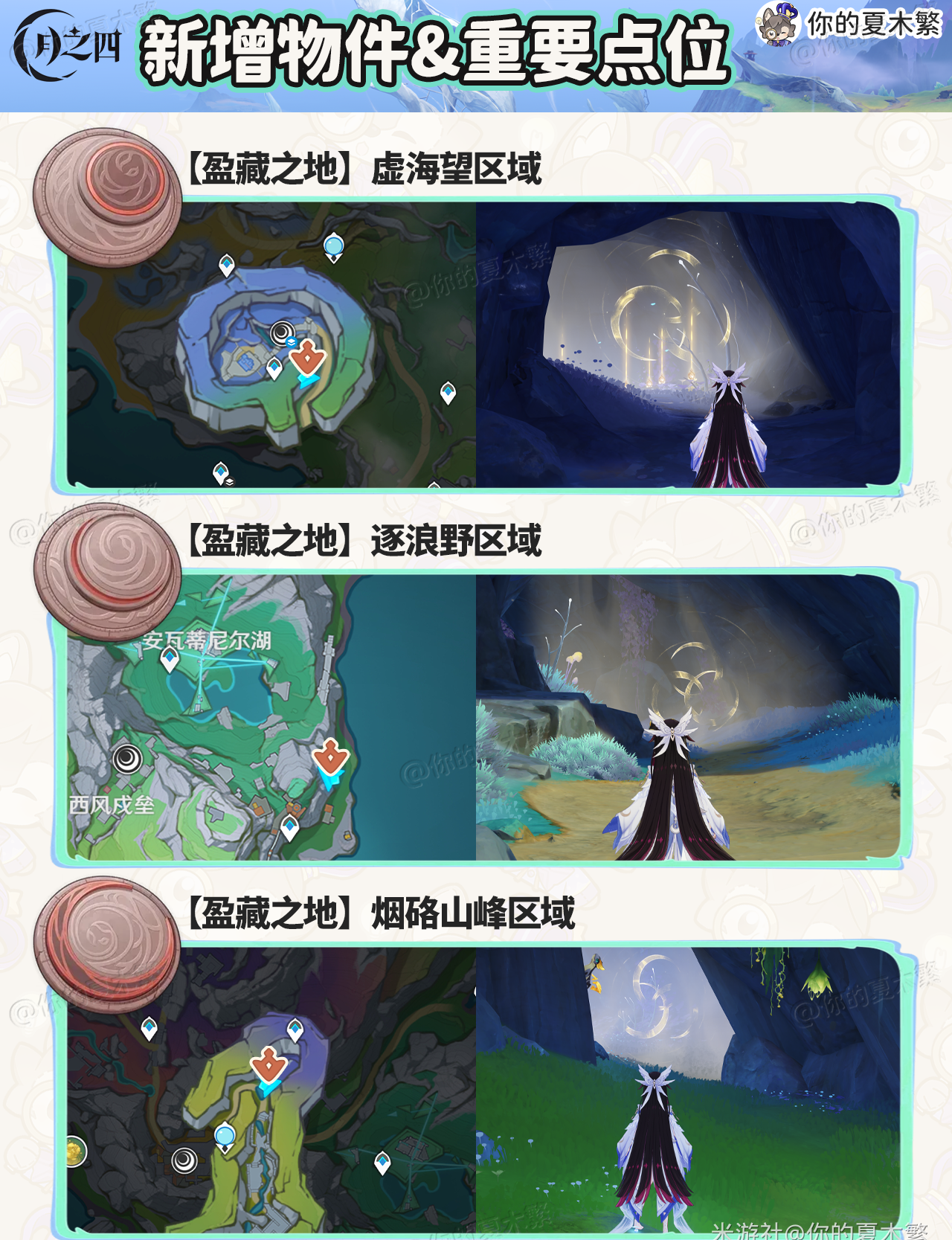 《原神》月之四新增物品收集点位一览