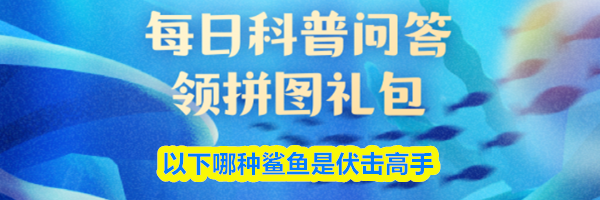 以下哪种鲨鱼是伏击高手