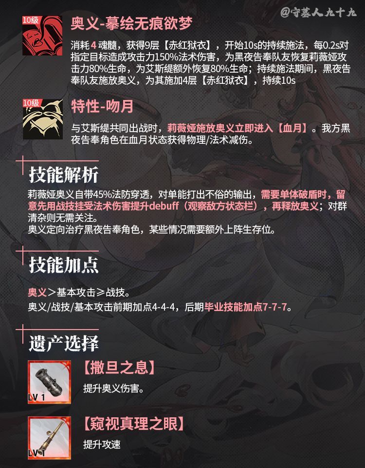 银与绯莉薇娅全方位养成攻略